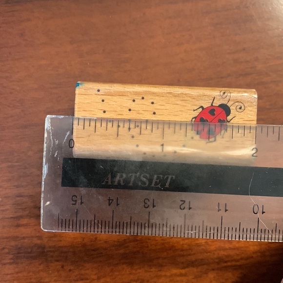 Wooden Back Rubber Stamp Set - Nature Theme - Picture 6 of 11